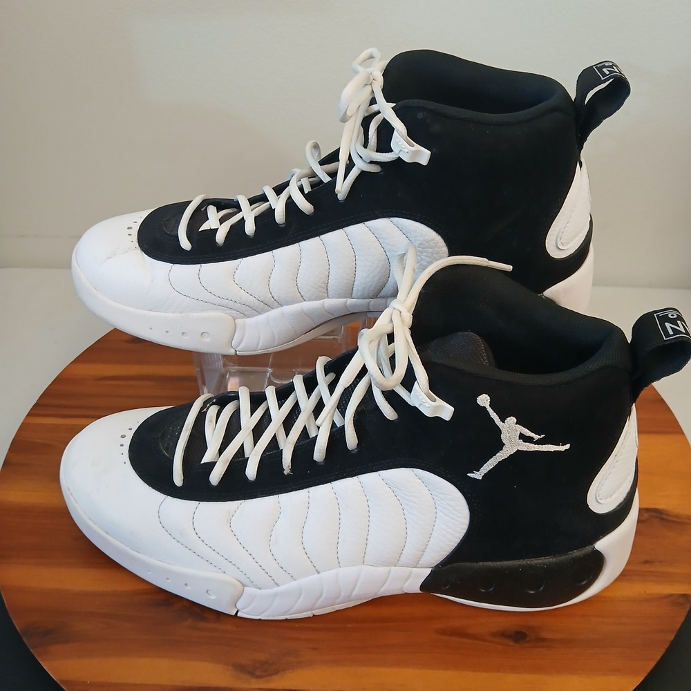 Jordan Jumpman Pro Mens Size 13 White Black Basketball Shoes Sneakers DN3686-110